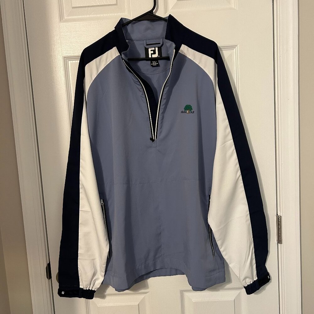 FootJoy FJ Men's XL Hideout Golf Quarter Zip Windbreaker‎ Jacket